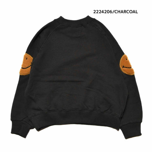 【100~120】★NEEDLEWORKS★柔らか裏毛スマイルトレーナー(2224206)